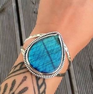 Labradorite Cuff Handmade Size small 6"
